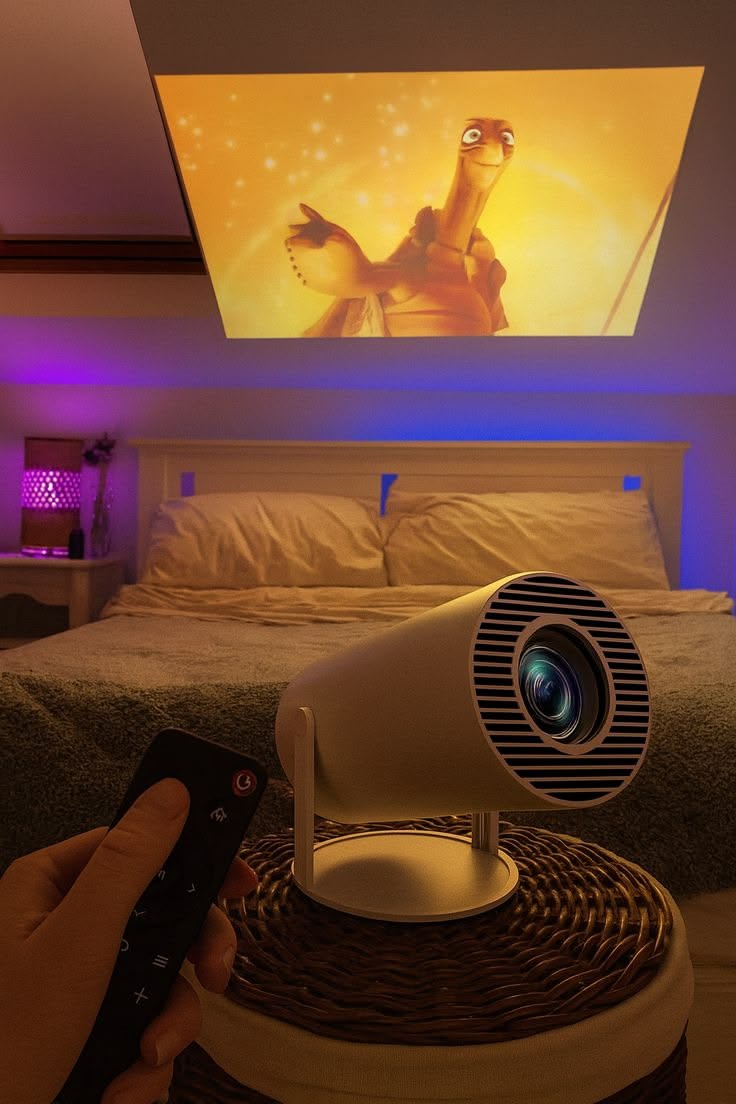 Mini HD Projector with 180° Flexibility | Home Cinema Projector